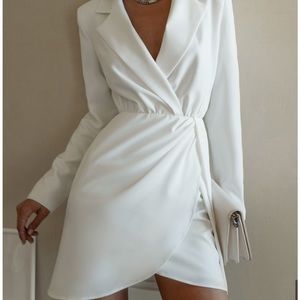 White Wrap Dress